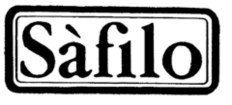 Sàfilo Logo (DPMA, 29.09.1981)