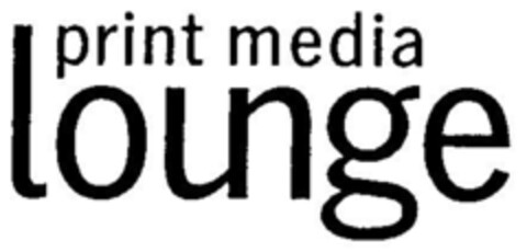 print media lounge Logo (DPMA, 16.07.2001)