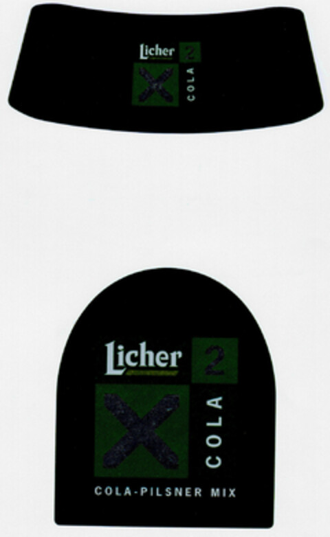 Licher COLA COLA-PILSENER MIX Logo (DPMA, 24.10.2001)