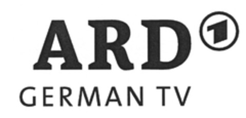 ARD 1 GERMAN TV Logo (DPMA, 19.05.2008)