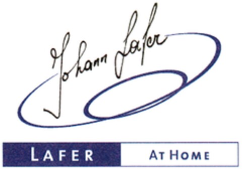 Johann Lafer LAFER AT HOME Logo (DPMA, 05/30/2008)