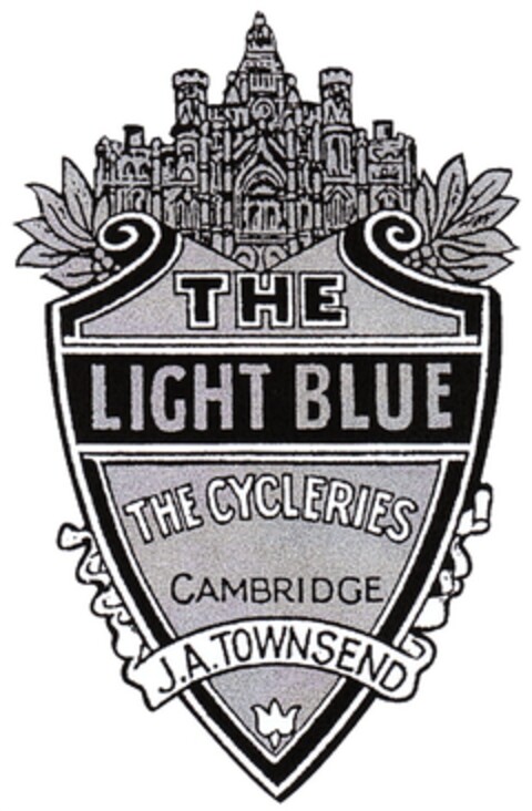 THE LIGHT BLUE THE CYCLERIES CAMBRIDGE J.A. TOWNSEND Logo (DPMA, 27.11.2008)