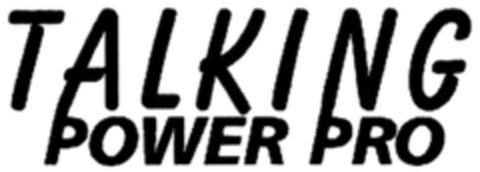 TALKING POWER PRO Logo (DPMA, 09/01/2009)