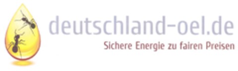 deutschland-oel.de Sichere Energie zu fairen Preisen Logo (DPMA, 09.06.2012)