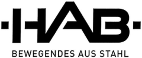 · HAB · BEWEGENDES AUS STAHL Logo (DPMA, 05/10/2013)