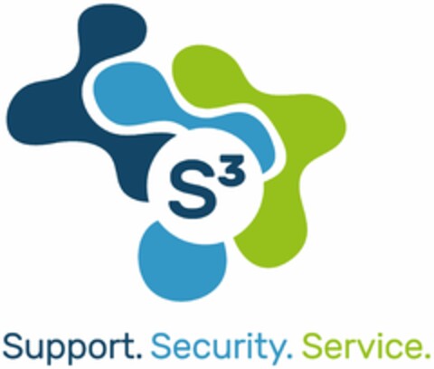 S³ Support. Security. Service Logo (DPMA, 16.09.2022)