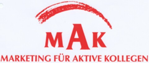 MAK MARKETING FÜR AKTIVE KOLLEGEN Logo (DPMA, 25.07.2002)