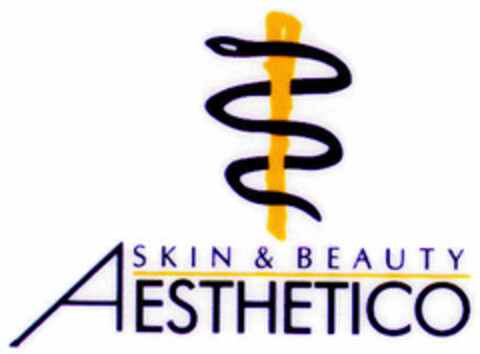 SKIN & BEAUTY AESTHETICO Logo (DPMA, 08/20/2002)