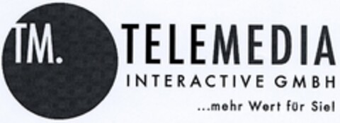 TM. TELEMEDIA INTERACTIVE GMBH Logo (DPMA, 11.07.2003)