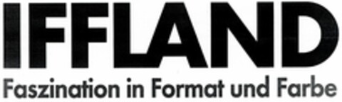 IFFLAND Faszination in Format und Farbe Logo (DPMA, 06.08.2003)