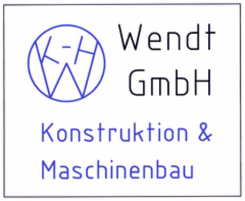 KHW Wendt GmbH Logo (DPMA, 08/27/2004)