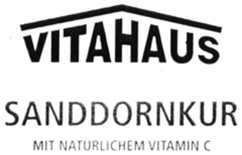 VITAHAUS SANDDORNKUR MIT NATÜRLICHEM VITAMIN C Logo (DPMA, 09/05/2006)