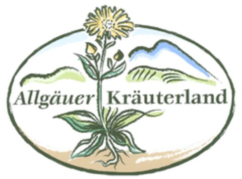 Allgäuer Kräuterland Logo (DPMA, 30.11.2007)