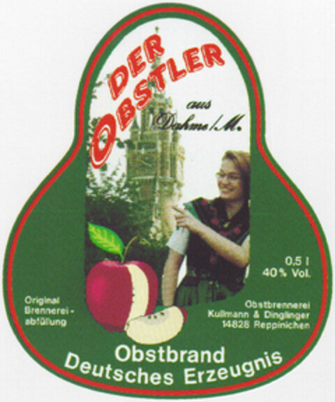 Der Obstler Logo (DPMA, 05/02/1995)