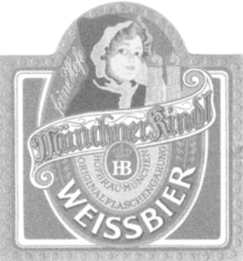 Münchner Kindl WEISSBIER Logo (DPMA, 26.06.1995)