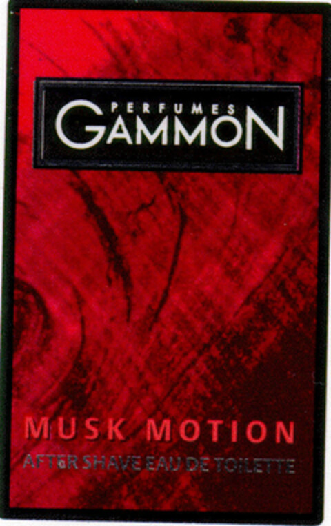 GAMMON MUSK MOTION Logo (DPMA, 29.06.1995)