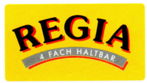 REGIA 4 FACH HALTBAR Logo (DPMA, 17.05.1999)