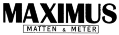 MAXIMUS MATTEN & METER Logo (DPMA, 10/05/1999)