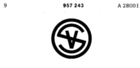 957243 Logo (DPMA, 15.05.1976)