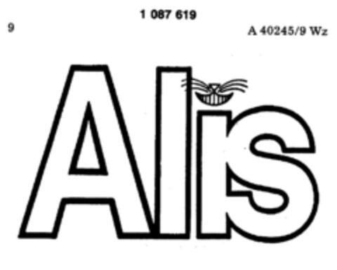 ALIS Logo (DPMA, 02.08.1985)