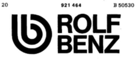 ROLF BENZ Logo (DPMA, 09.03.1973)