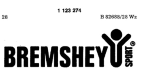 BREMSHEY SPORT Logo (DPMA, 12.09.1987)