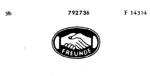 FREUNDE Logo (DPMA, 15.10.1963)