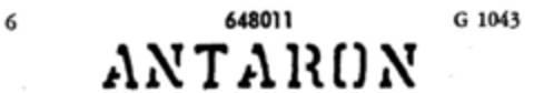 ANTARON Logo (DPMA, 10/02/1950)