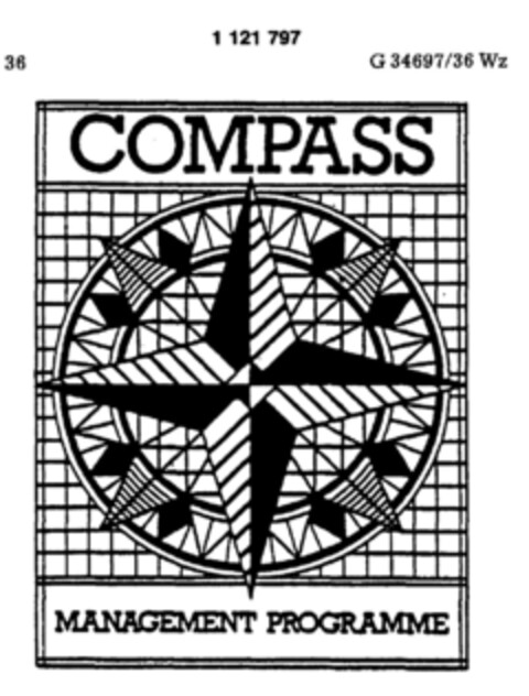 COMPASS MANAGEMENT PROGRAMME Logo (DPMA, 03.09.1987)