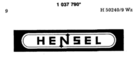 HENSEL Logo (DPMA, 21.07.1982)