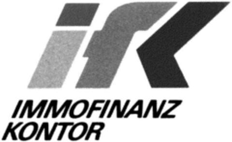 ifk IMMOFINANZ KONTOR Logo (DPMA, 09.10.1992)