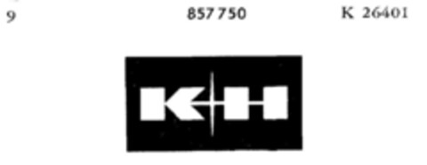 K+H Logo (DPMA, 09/23/1966)