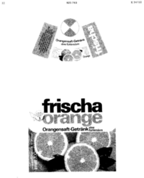 frischa orange Logo (DPMA, 12.07.1973)