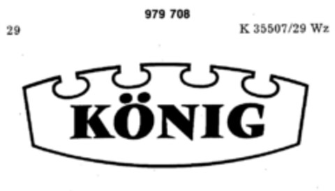 KÖNIG Logo (DPMA, 07.05.1974)