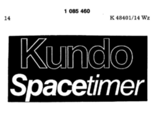 Kundo Spacetimer Logo (DPMA, 05/11/1985)