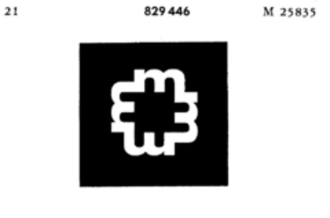 829446 Logo (DPMA, 11.03.1966)