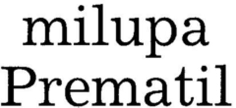 milupa Prematil Logo (DPMA, 02/01/1986)