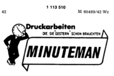 MINUTEMAN Logo (DPMA, 08.04.1987)