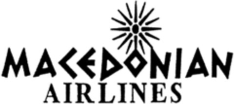 MACEDONIAN AIRLINES Logo (DPMA, 02.02.1993)