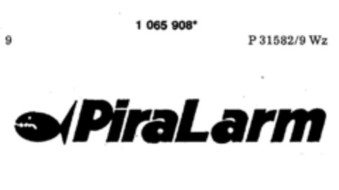 PiraLarm Logo (DPMA, 08.06.1984)