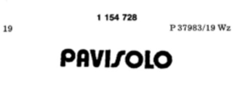 PAVISOLO Logo (DPMA, 24.04.1989)
