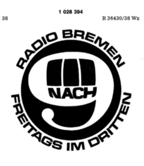 RADIO BREMEN 3 NACH 9 Logo (DPMA, 31.03.1979)