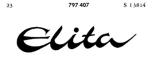 Elita Logo (DPMA, 18.05.1962)