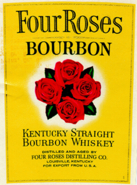 Four Roses BOURBON Logo (DPMA, 06/19/1979)