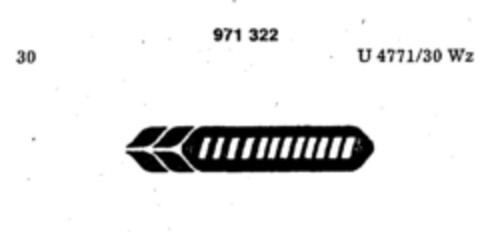 971322 Logo (DPMA, 06/25/1977)