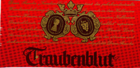 Traubenblut Logo (DPMA, 11/28/1988)