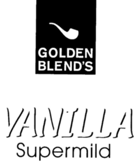 GOLDEN BLEND'S VANILLA Supermild Logo (DPMA, 29.09.2000)