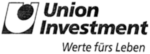 Union Investment Werte fürs Leben Logo (DPMA, 01/18/2001)