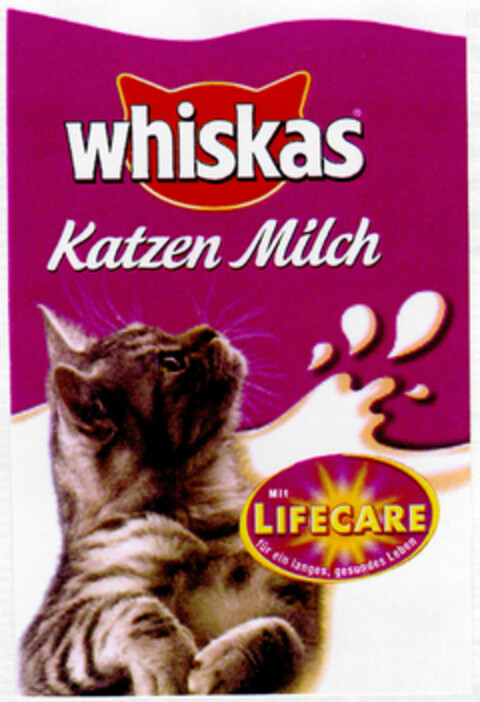 whiskas Katzen Milch Logo (DPMA, 25.07.2001)