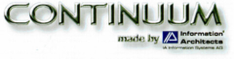 CONTINUUM made by Information Architects Logo (DPMA, 08/29/2001)